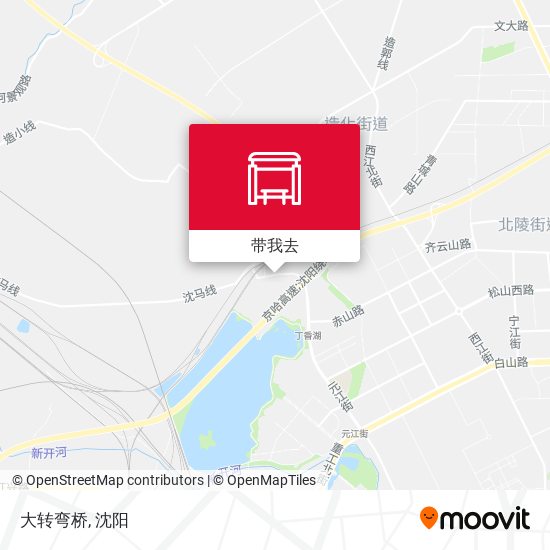 大转弯桥地图