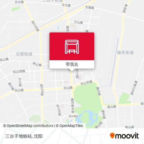 三台子地铁站地图