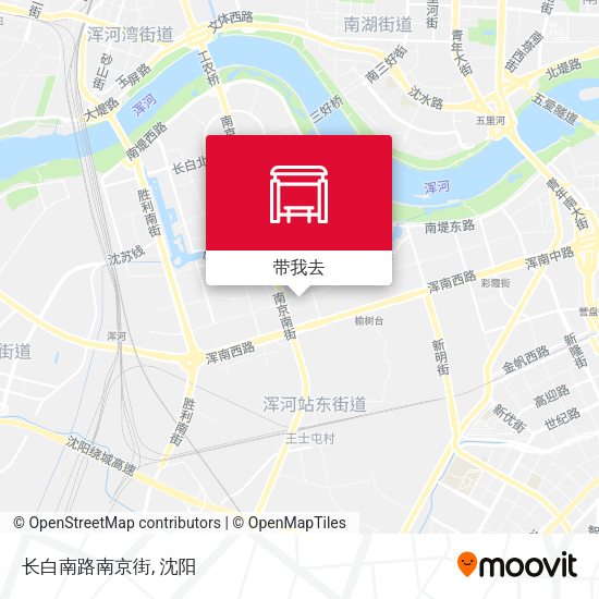 长白南路南京街地图