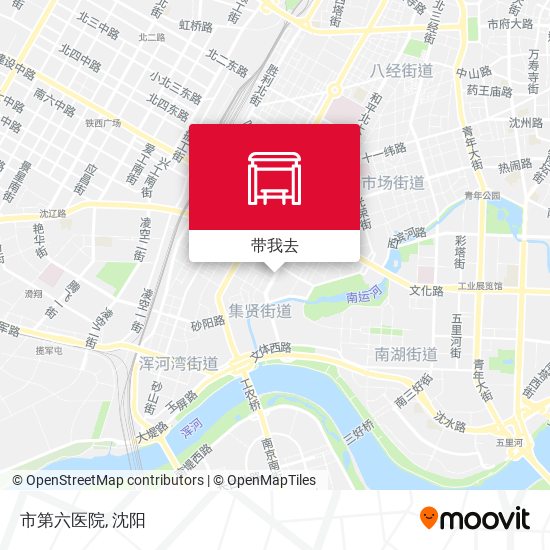 市第六医院地图