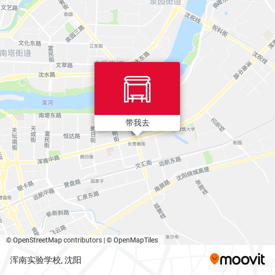 浑南实验学校地图