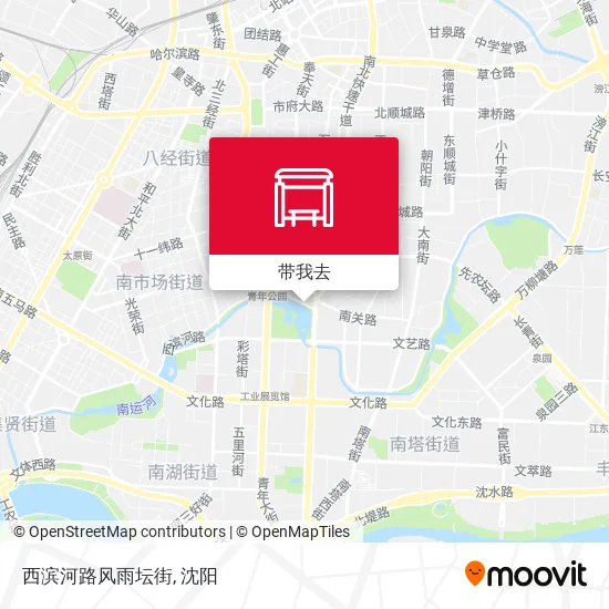 西滨河路风雨坛街地图