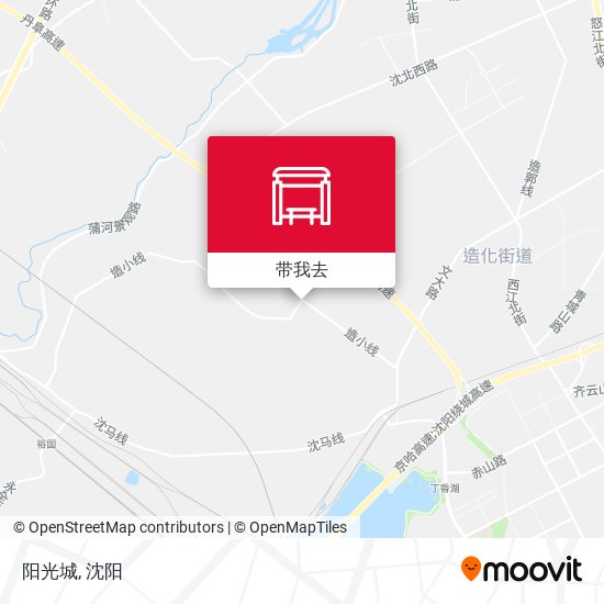 阳光城地图