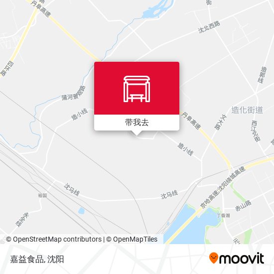 嘉益食品地图