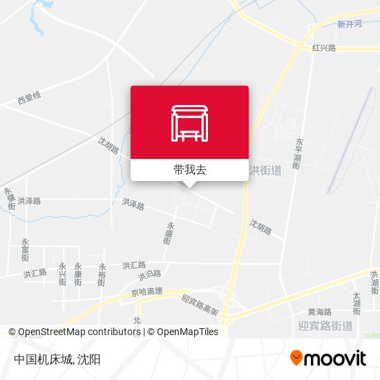 中国机床城地图