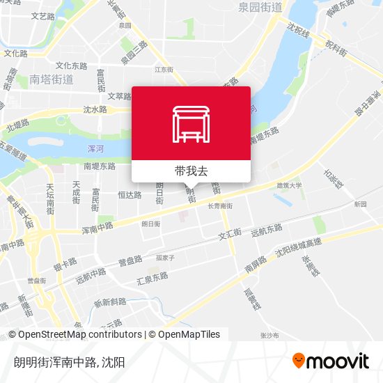 朗明街浑南中路地图