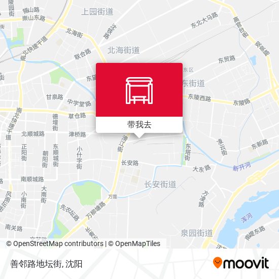 善邻路地坛街地图