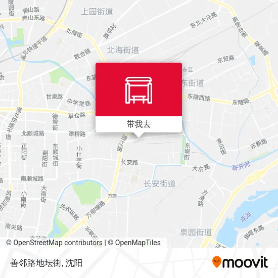 善邻路地坛街地图