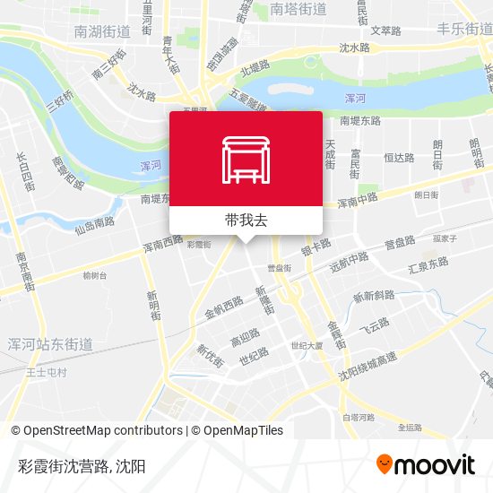 彩霞街沈营路地图