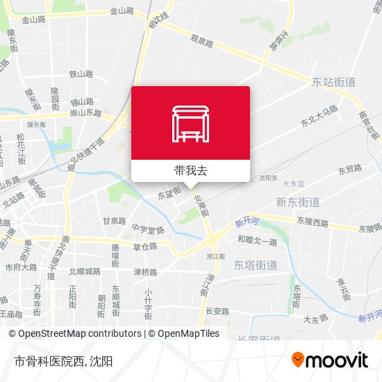 市骨科医院西地图