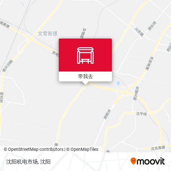 沈阳机电市场地图