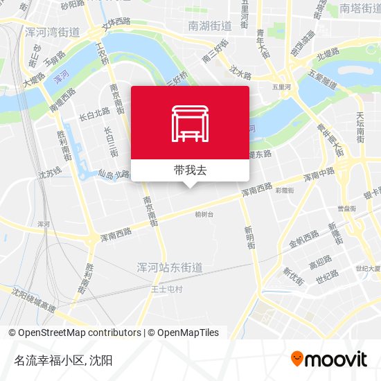 名流幸福小区地图