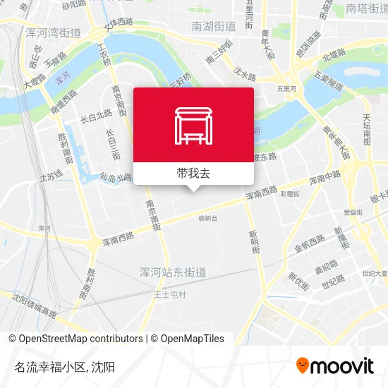 名流幸福小区地图