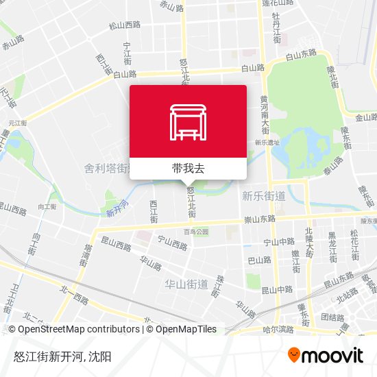 怒江街新开河地图