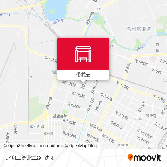 北启工街北二路地图