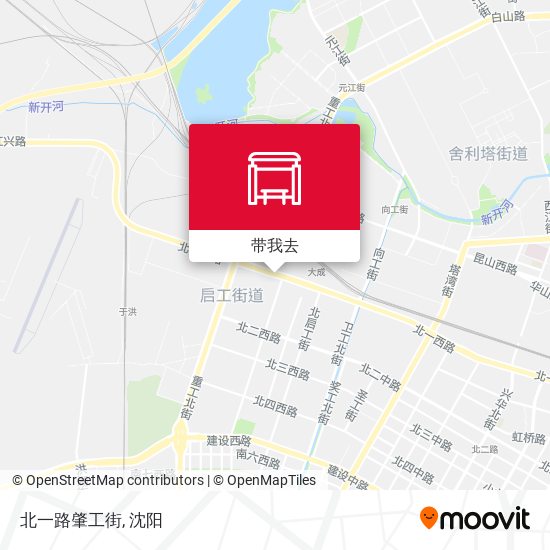 北一路肇工街地图