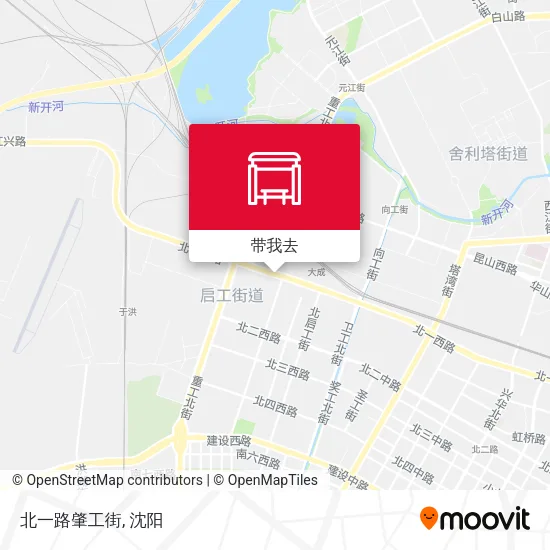 北一路肇工街地图