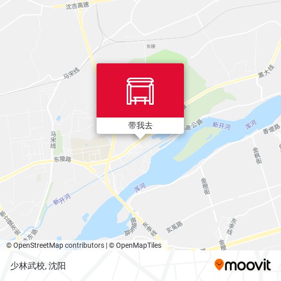 少林武校地图