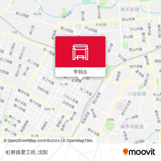 虹桥路爱工街地图