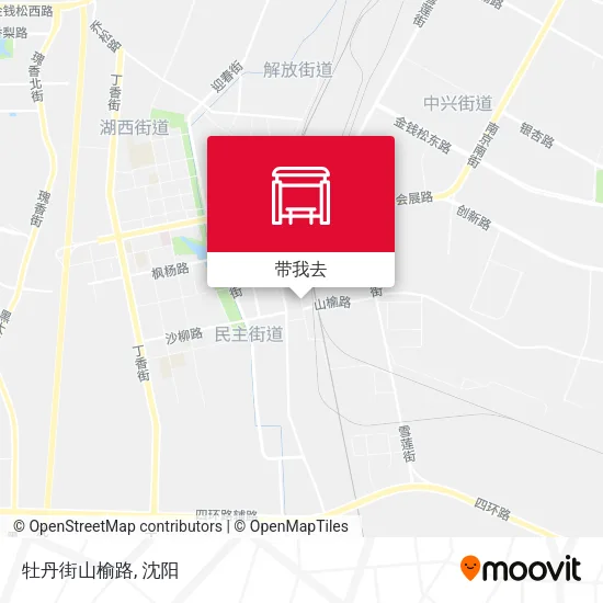 牡丹街山榆路地图
