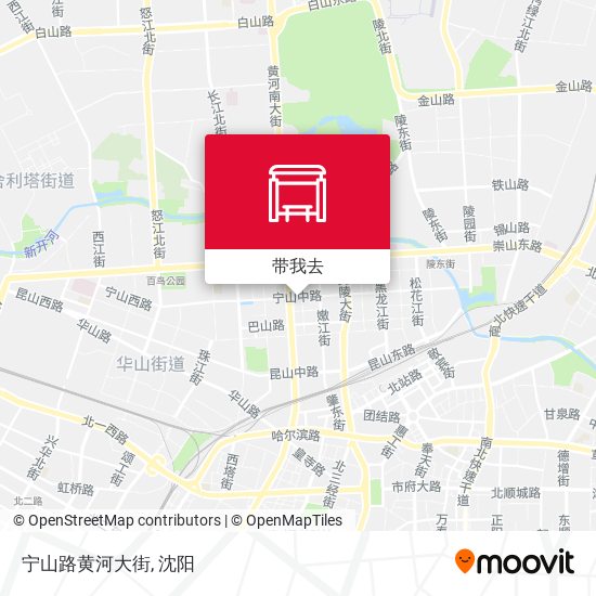 宁山路黄河大街地图