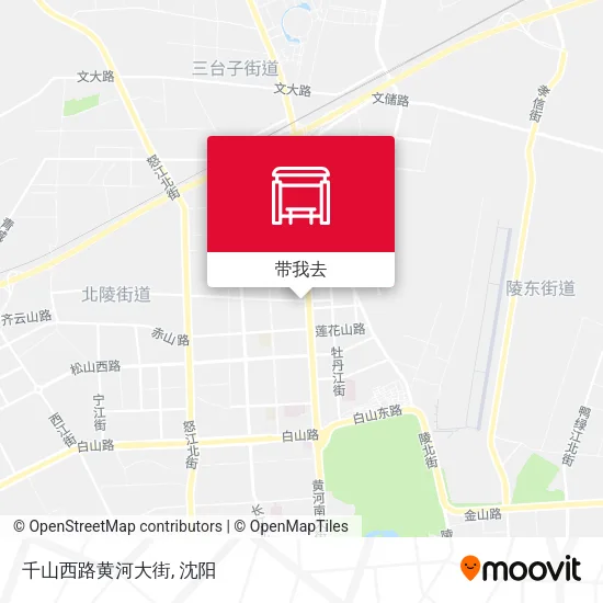 千山西路黄河大街地图