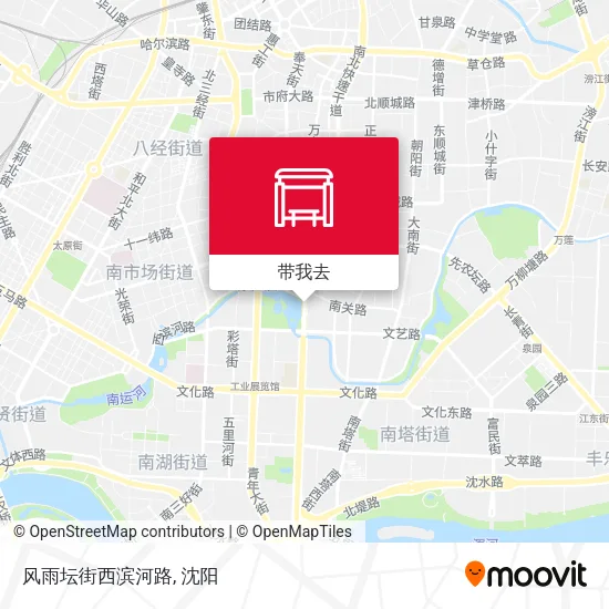 风雨坛街西滨河路地图