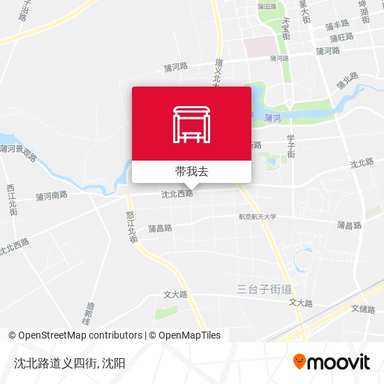 沈北路道义四街地图