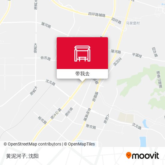 黄泥河子地图