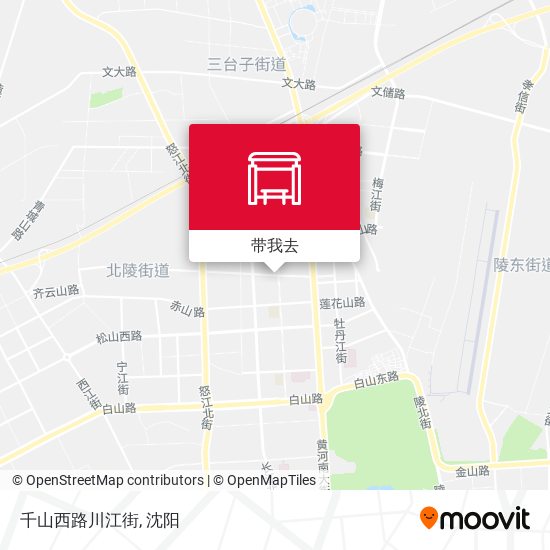 千山西路川江街地图