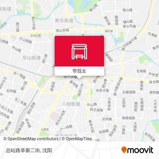 总站路阜新二街地图