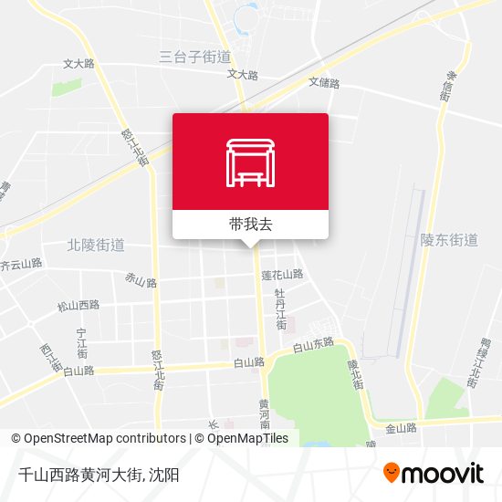 千山西路黄河大街地图