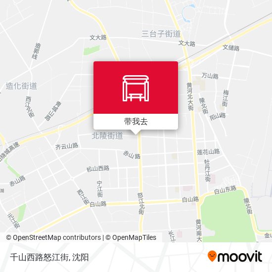 千山西路怒江街地图