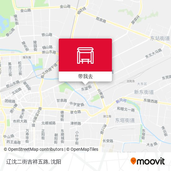 辽沈二街吉祥五路地图