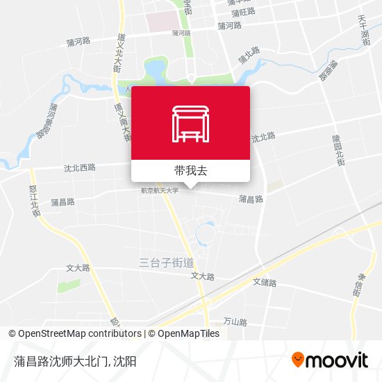 蒲昌路沈师大北门地图