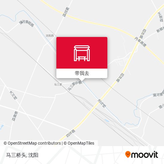 马三桥头地图
