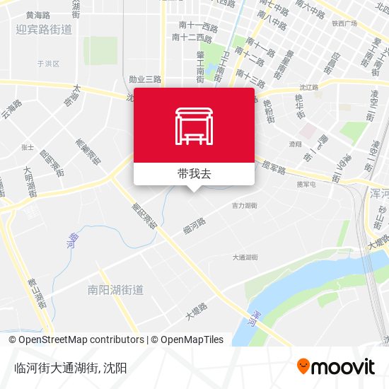 临河街大通湖街地图