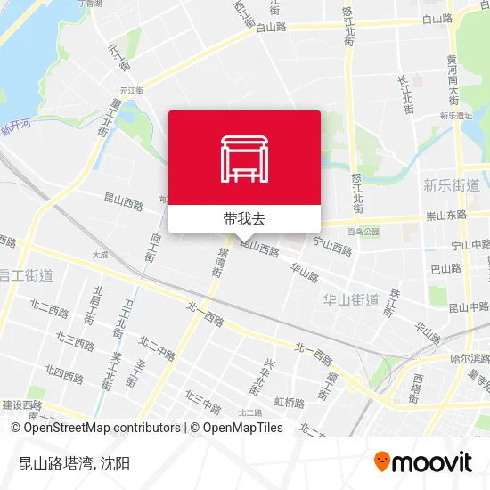 昆山路塔湾地图