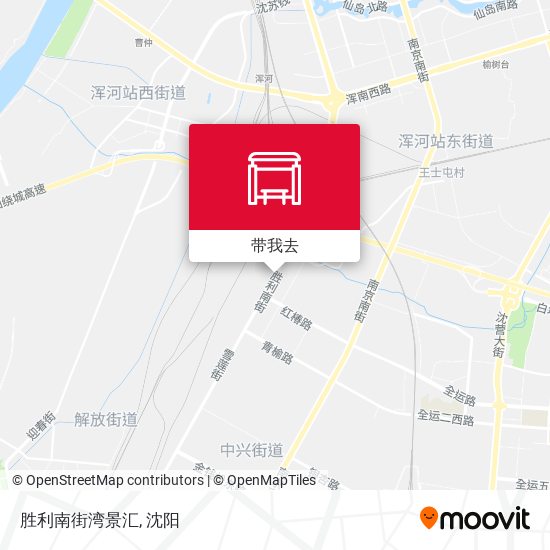 胜利南街湾景汇地图