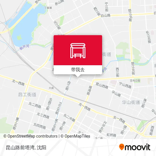 昆山路前塔湾地图