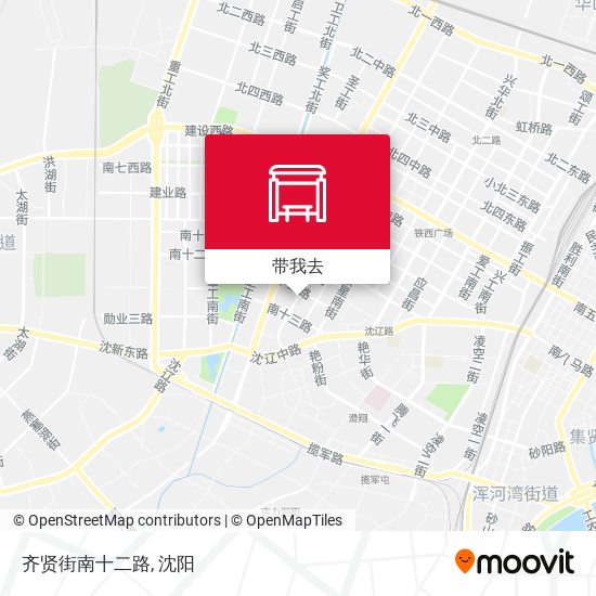 齐贤街南十二路地图