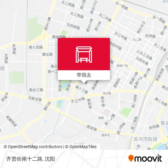 齐贤街南十二路地图