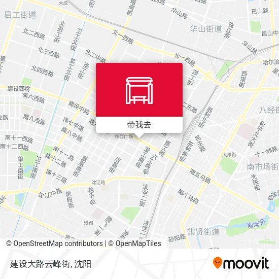 建设大路云峰街地图