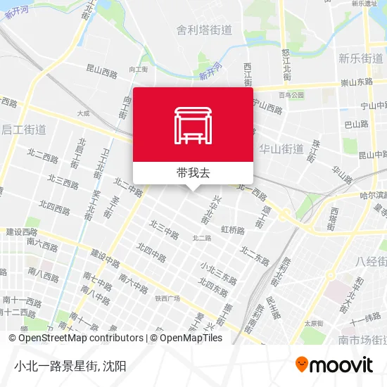小北一路景星街地图