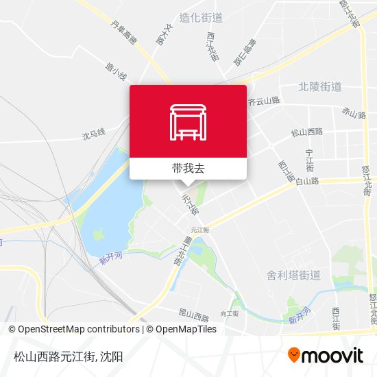 松山西路元江街地图
