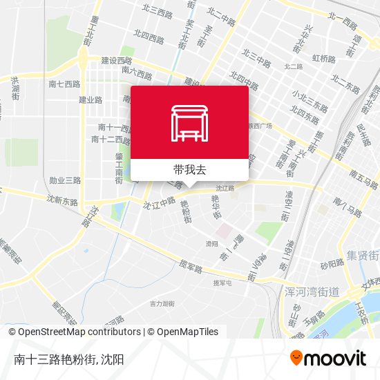 南十三路艳粉街地图