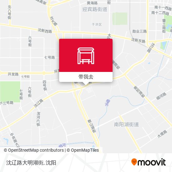 沈辽路大明湖街地图