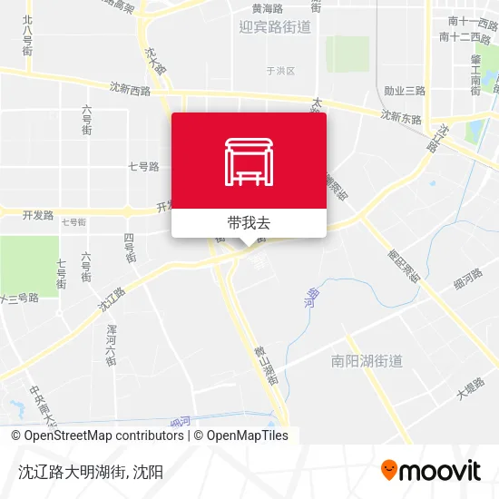 沈辽路大明湖街地图