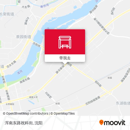 浑南东路祝科街地图