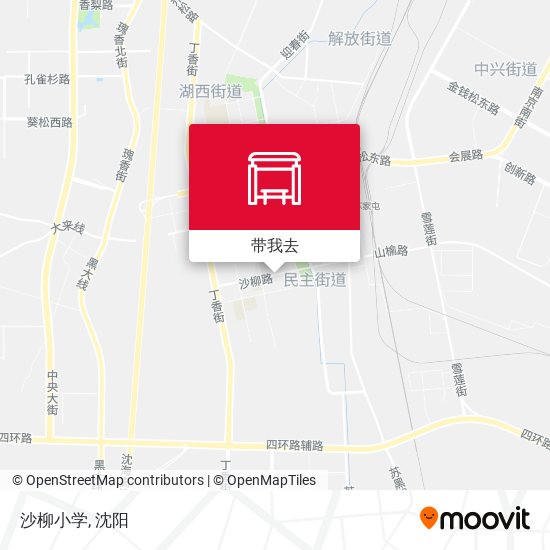 沙柳小学地图